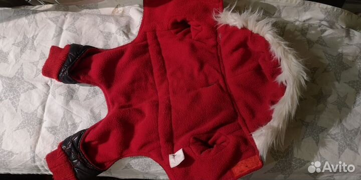 Зимний комбинезон костюм для маленькой собачки