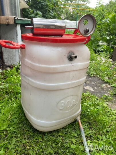 Змеевик нержавейка на крышку банки с гайкой