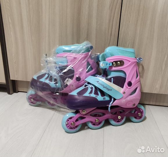 Роликовые коньки детские раздвижные