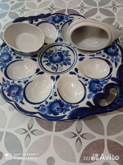 Фарфоровая посуда гжель