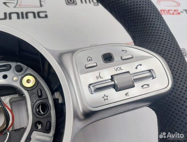 Руль GLE 63 AMG Карбон + кожа на GLE-Coupe C292