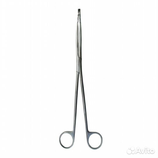 Щипцы для удаления плод.яйца, прямые, с шир.губок