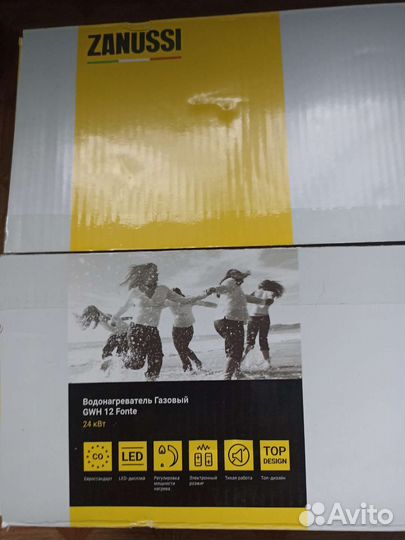 Газовая колонка новая Занусси