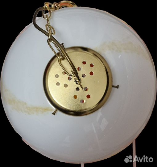 Редкий Светильник Шар подвесной Чехия Винтаж