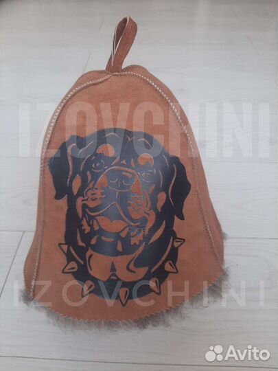 Банная шапка из овчины