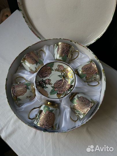Сервиз чайный фарфор. Новый