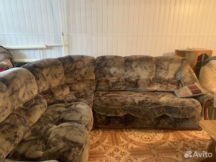 Угловой диван бу