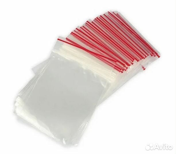 Упаковочный пакет с ZIP lock замком 7х10см