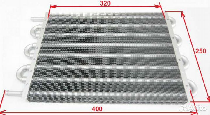 Радиатор АКПП (масляный 8 рядн.)