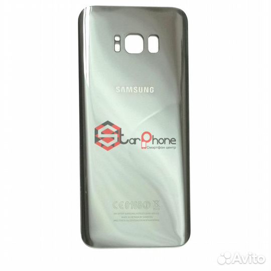Задняя крышка Samsung s8 plus, серебро