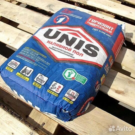 Наливной пол Unis Горизонт универсальный, 25 кг