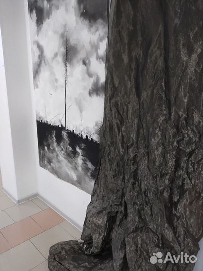 Тюль органза с эффектом памяти Италия