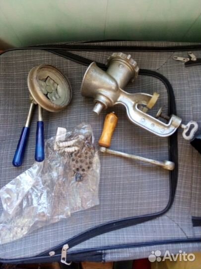 Мясорубка СССР машинка для закатки банок