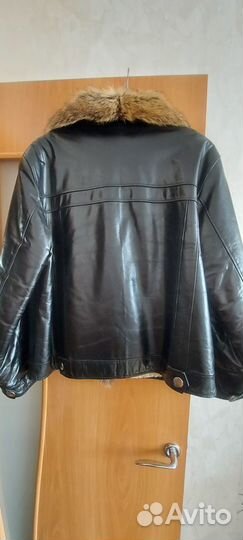 Кожаная куртка мужская