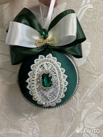 Новогодние шары ручной работы