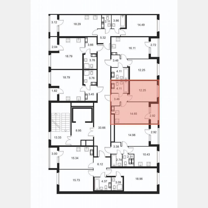 1-к. квартира, 35,9 м², 4/9 эт.