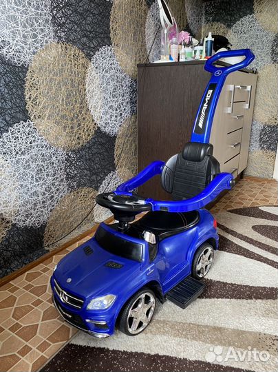 Машинка каталка толокар mercedes