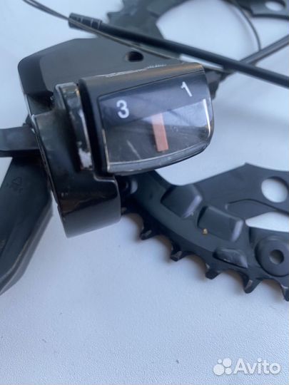 Звезда, шифтер левый,переключатель (всё shimano)