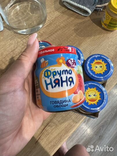 Детское питание пюре мясное