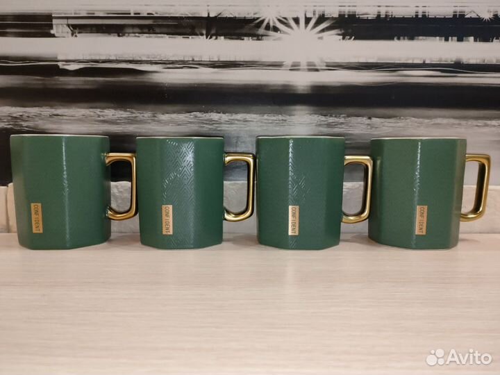 Набор из 4 кружек 350мл