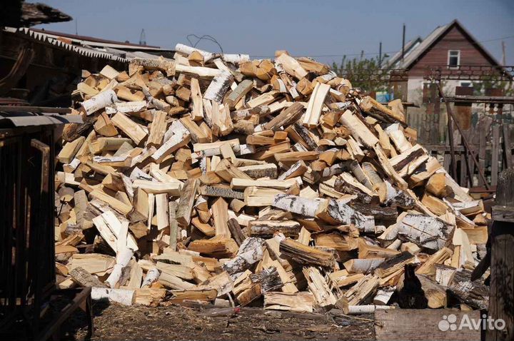 Дрова колотые береза