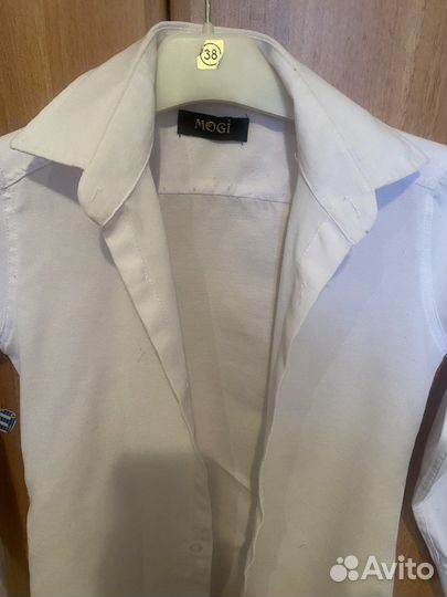 Рубашка белая для мальчика