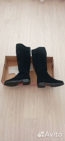 Сапоги женские замшевые, 38 размер