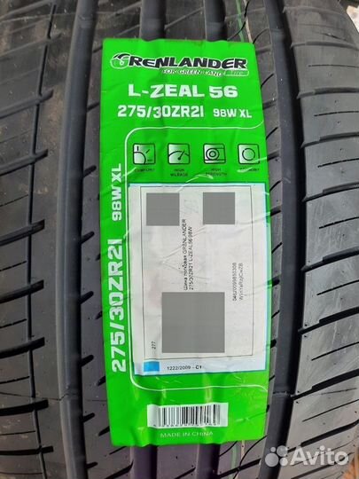 Grenlander L-Zeal56 275/30 R21 и 245/35 R21 96W