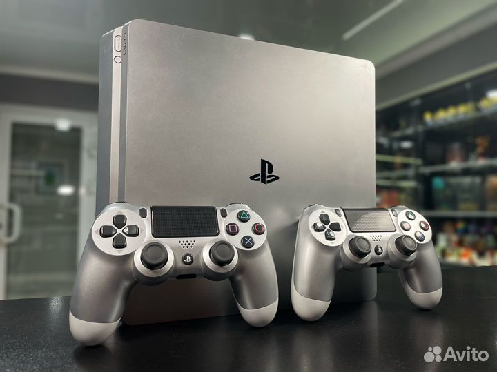 PS4 Slim 1TB (Гарантия, Обмен на вашу приставку)
