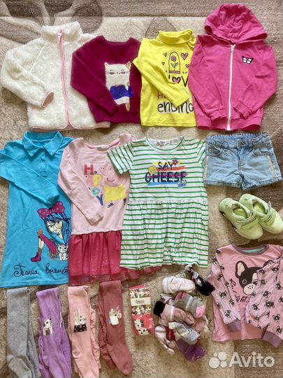 Пакет вещей на девочку 98 104