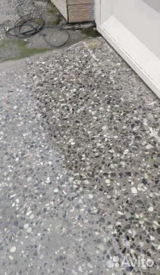 Шлифовка бетона камня мазайка