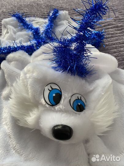 Новогодний костюм зайчика 104