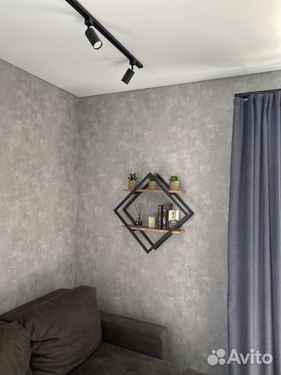 Полка навесная в стиле Loft