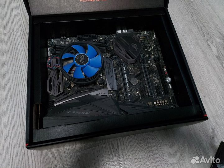 Сборка 8700k asus ROG maximus X hero 16gb Озу
