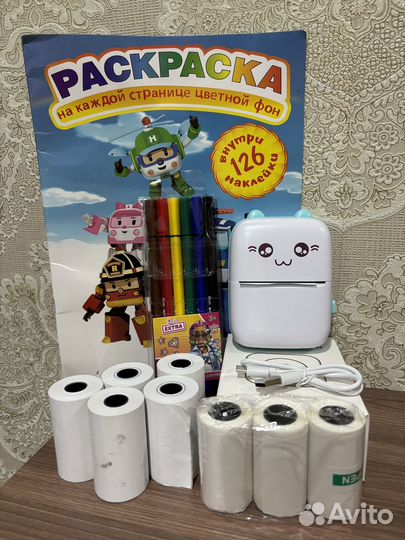 Мини принтер портативный новый