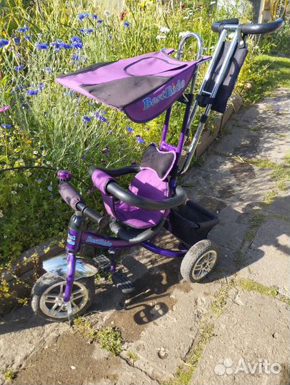 Трехколесный велосипед с родительской ручкой