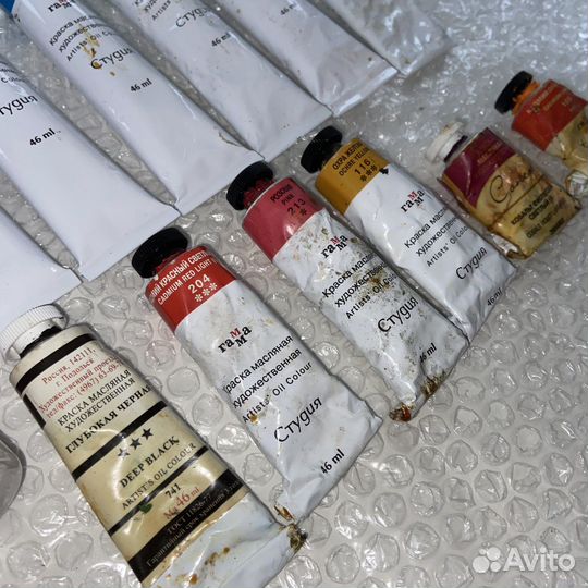 Масляные краски + растворитель