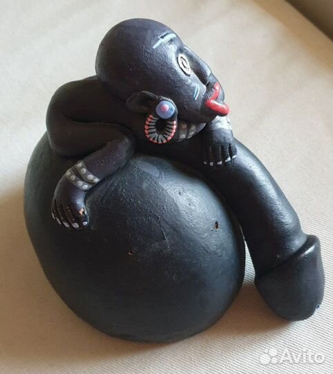 Пепельница глина, ручной работы