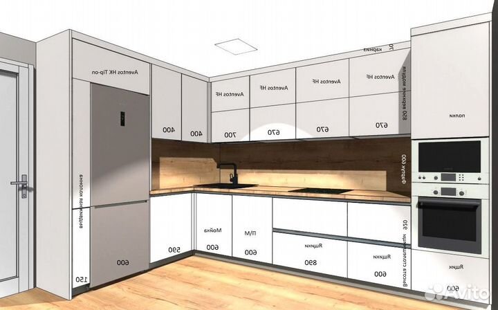 Кухня реальная цена за метр