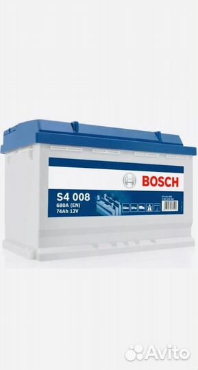 Купить аккумулятор Бош S4 008 74Ah 680A