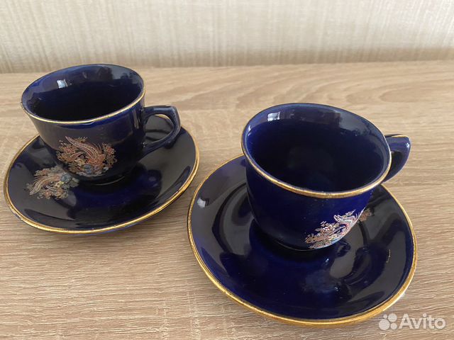 Кофейные чашки фарфор 2 шт
