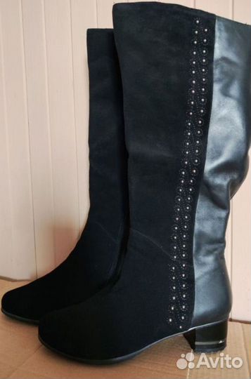 Сапоги демисезонные женские 41 размер мало бу