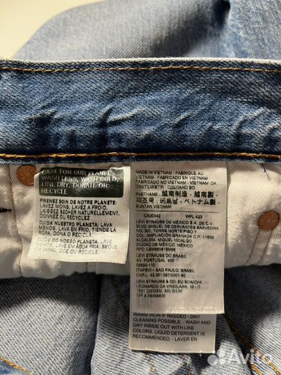 Мужские джинсы levis 501 32 30