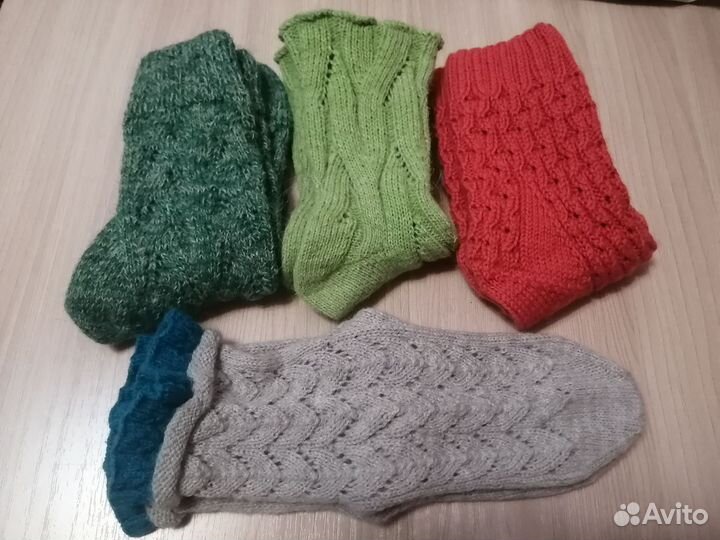 Вязанные носки ручной работы