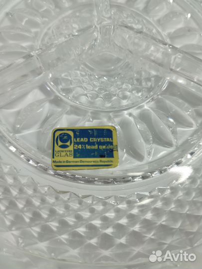 Менажница хрустальная Lausitzer glas 24%