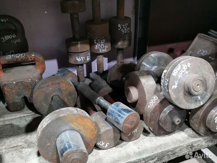 Гиря 2,8, 10, 16, 20, 24, 35 кг, СССР