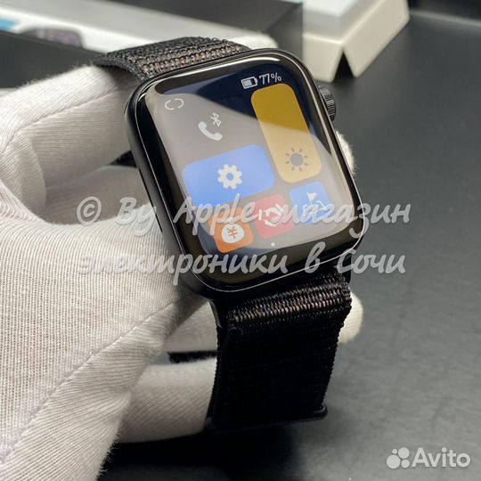 Apple Watch 8 45мм (black, neylon)