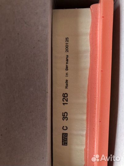 Воздушный фильтр mann С35126 Рендж Ровер