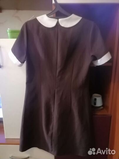 Форма школьная коричневая с воротником