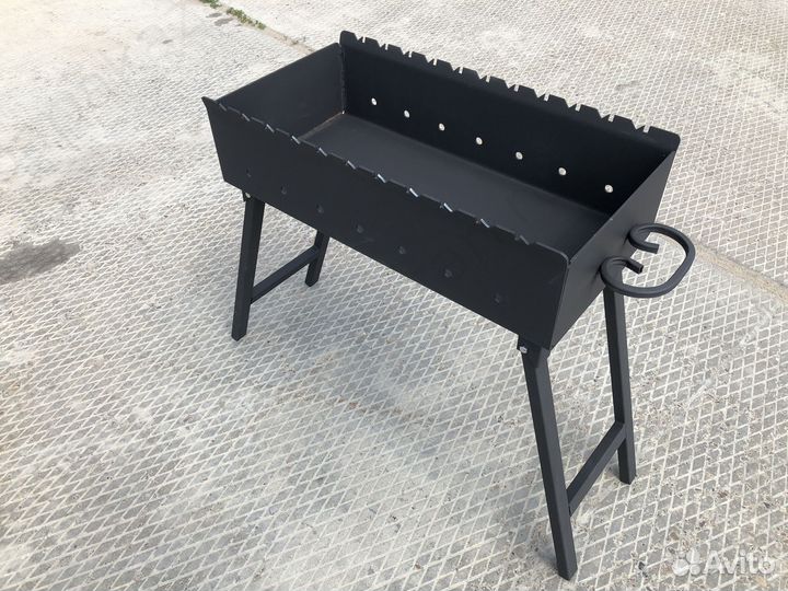 Мангал 3 мм 60х30х16 см, складные ножки. Киров